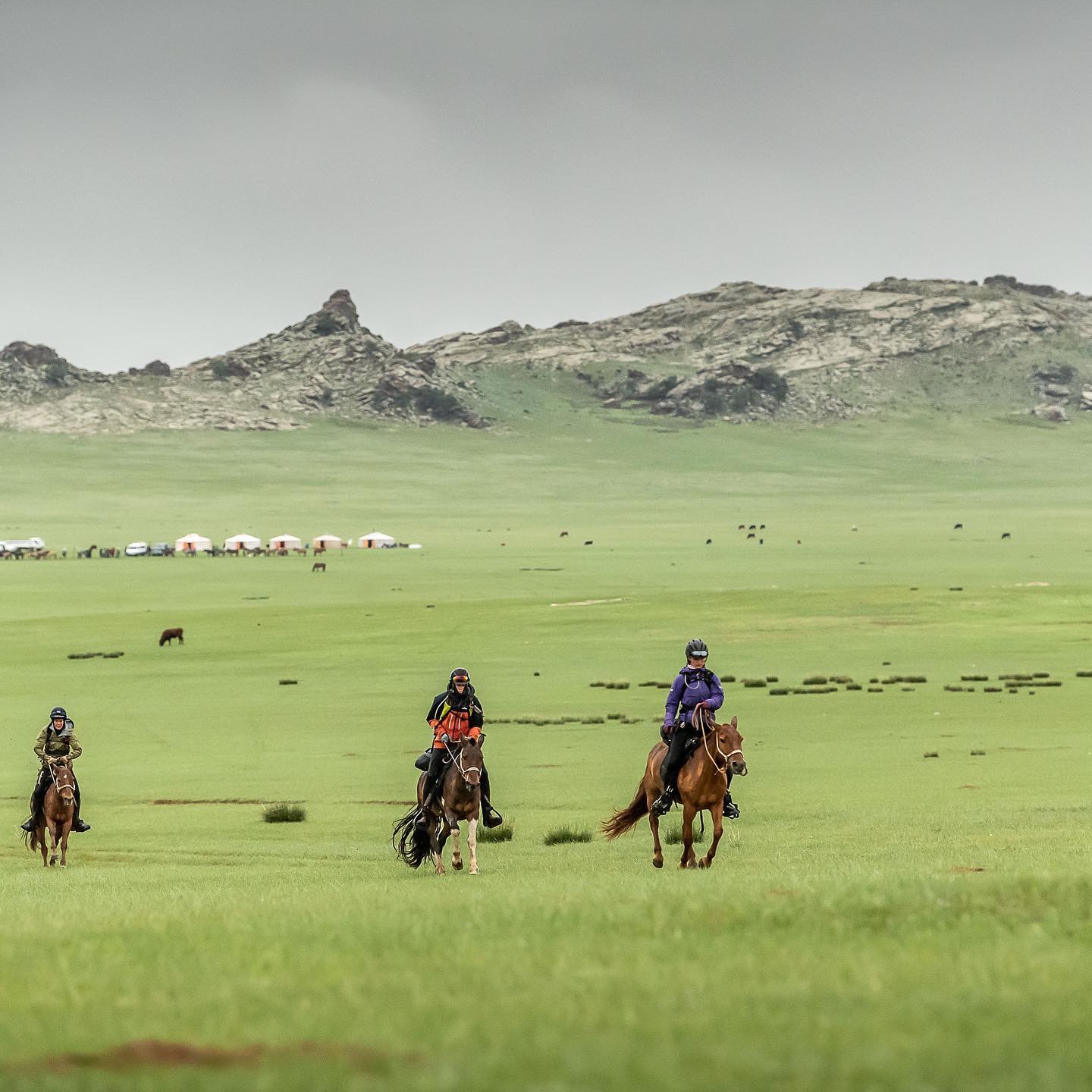 Kelsey on the 2019 Mongol Derby